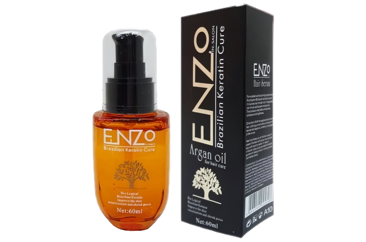 روغن آرگان انزو اصل enzo argan oil brazilian keratin