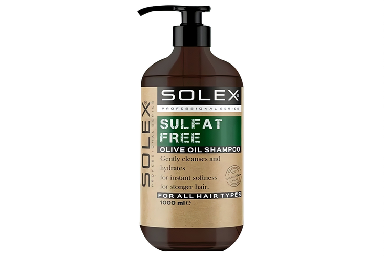 شامپو بدون سولفات سولکس زیتون solex sulfat free olive shampoo