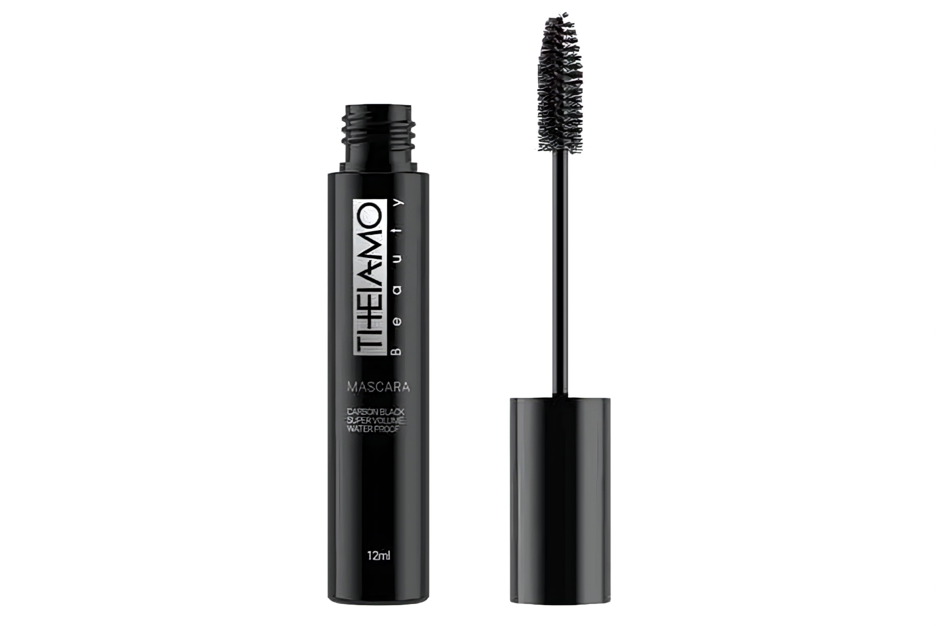 ریمل حجم دهنده تیامو Theiamo carbon black super volume mascara