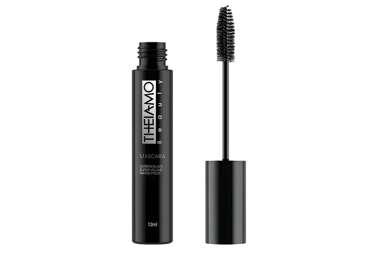 ریمل حجم دهنده تیامو Theiamo carbon black super volume mascara