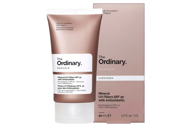 کرم ضد آفتاب مینرال آنتی اکسیدان اوردینری ordinary suncare spf30