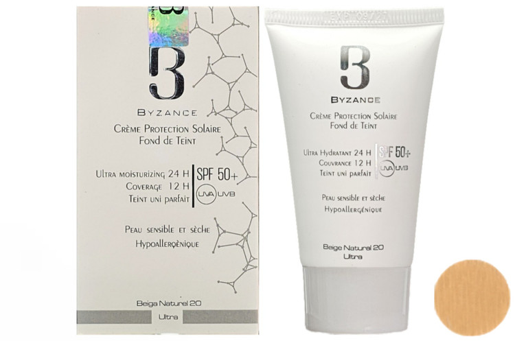 خرید و قیمت کرم ضد آفتاب بیزانس Beiga Naturel 20 Ultra حجم ۴۰ میلی لیتر