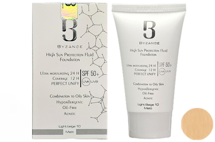 خرید و قیمت کرم ضد آفتاب بیزانس Light beige 10 Matt حجم ۴۰ میلی لیتر