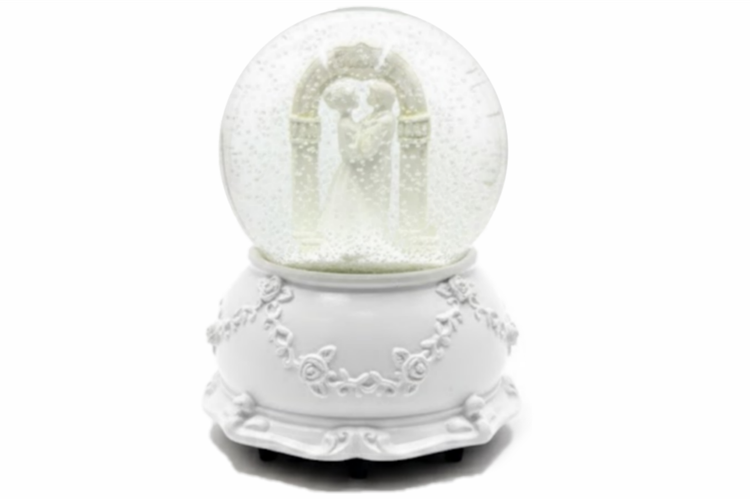 گوی موزیکال عروس و داماد عاشقانه