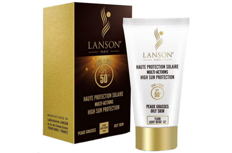 کرم ضدآفتاب لانسون رنگی شماره 1.5