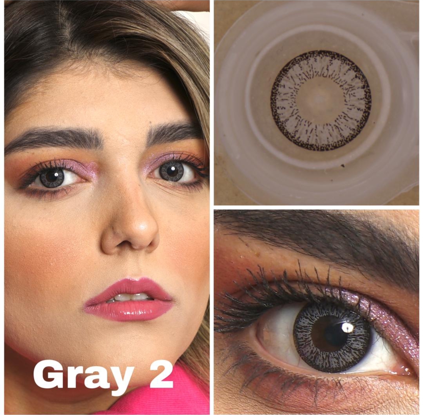 لنز کره ای یکساله نیوویژن پرو gray ۲