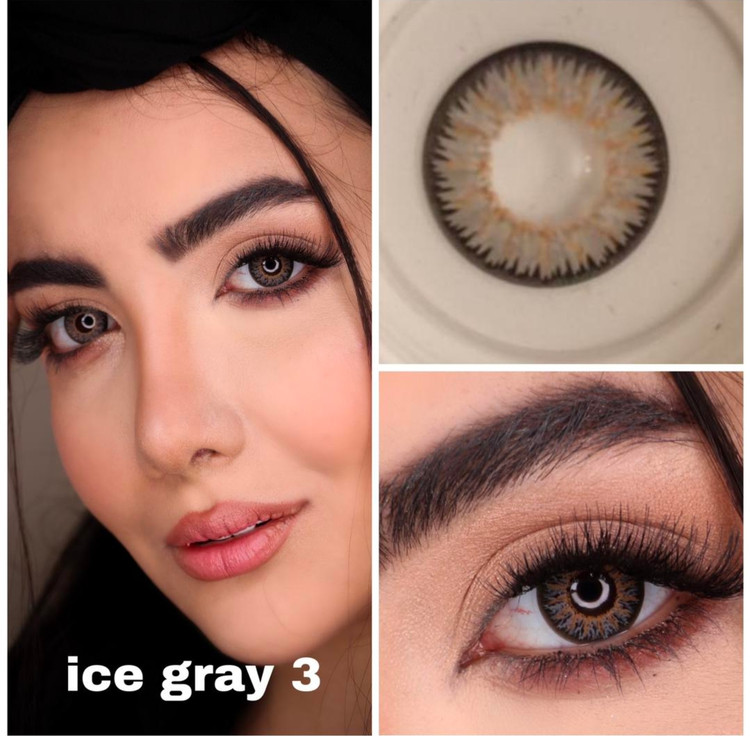 لنز کره ای یکساله نیوویژن پرو ice gray 3