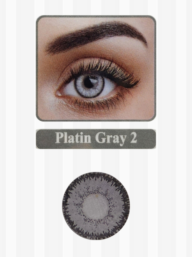 لنز نیوویژن پرو کره ای یکساله رنگ platin gray 2