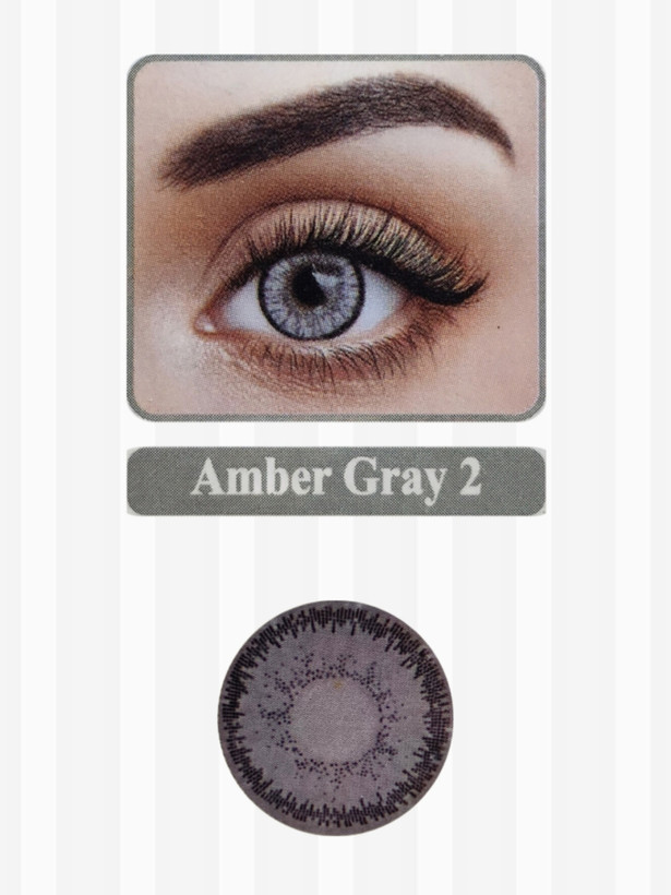 لنز نیوویژن پرو کره ای یکساله رنگ amber gray 2