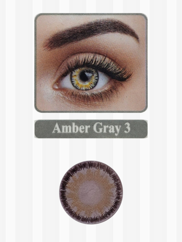 لنز نیوویژن پرو کره ای یکساله رنگ amber gray 3