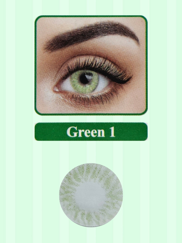 لنز نیوویژن پرو کره ای یکساله رنگ green 1