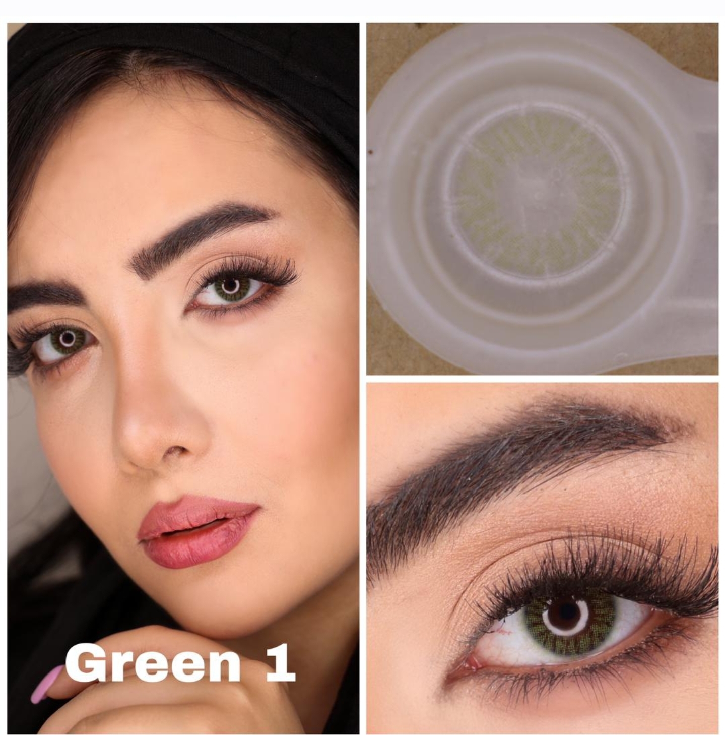 لنز کره ای یکساله نیوویژن پرو green 1