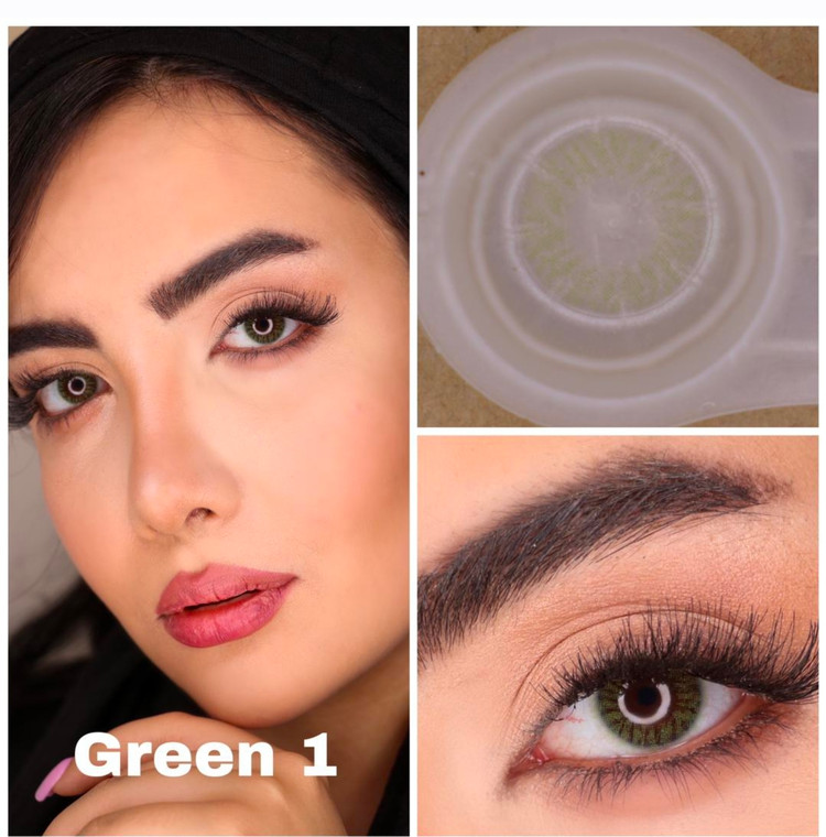 لنز کره ای یکساله نیوویژن پرو green 1