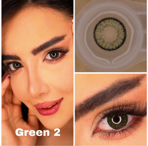 لنز کره ای یکساله نیوویژن پرو jade green 2