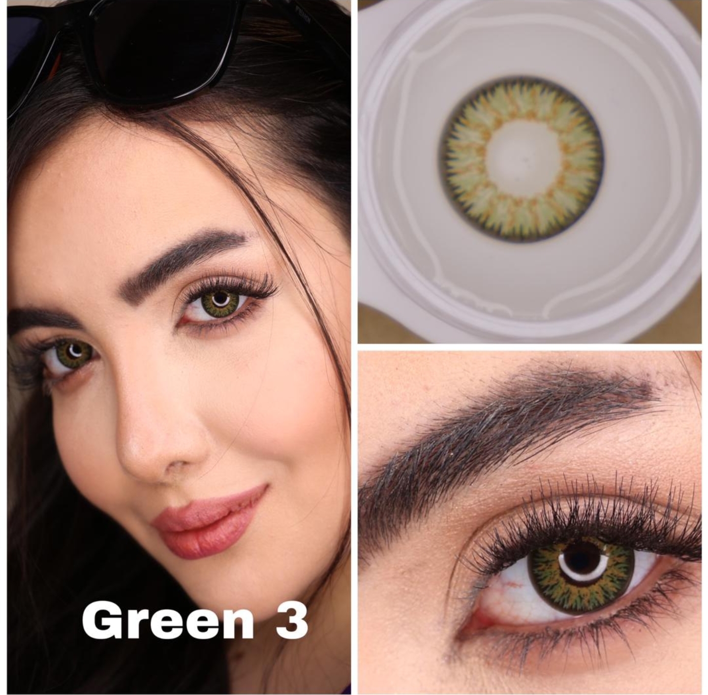 لنز کره ای یکساله نیوویژن پرو e m green 3