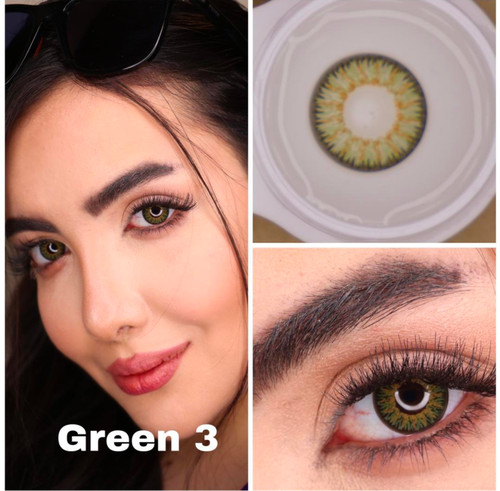 لنز کره ای یکساله نیوویژن پرو e m green 3