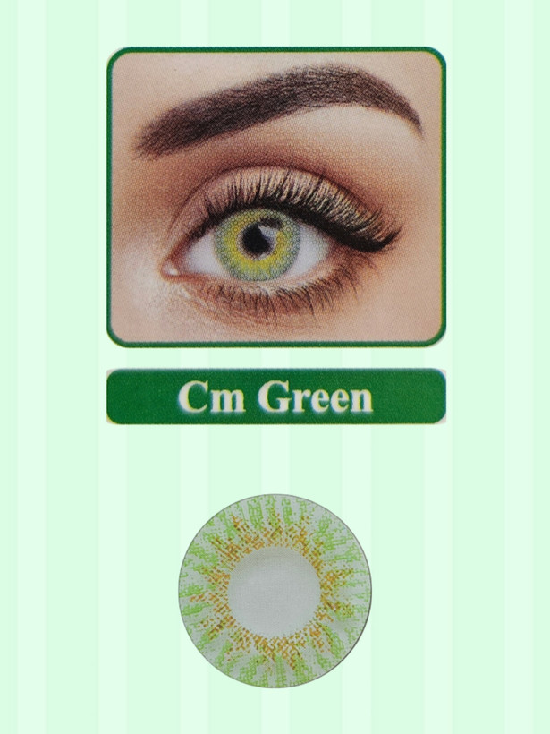 لنز نیوویژن پرو کره ای یکساله رنگ cm green