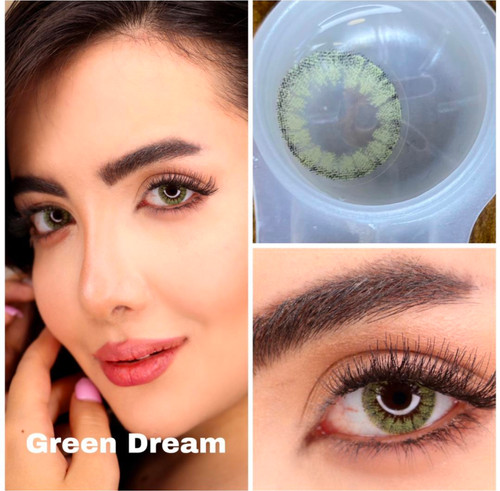 لنز کره ای یکساله نیوویژن پرو green dream