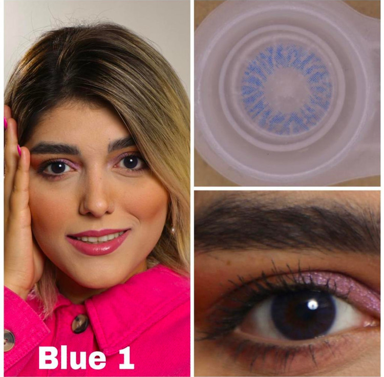 لنز کره ای یکساله نیوویژن پرو blue 1