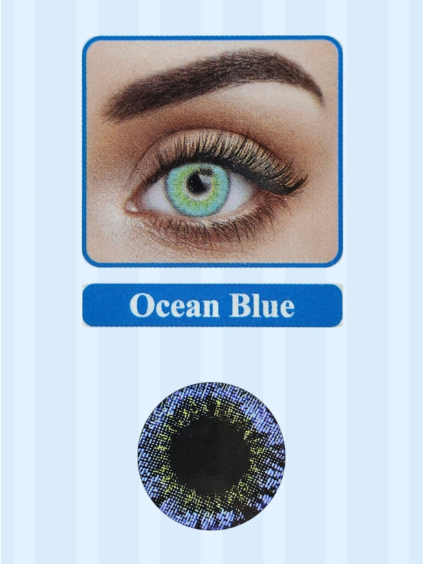 لنز نیوویژن پرو کره ای یکساله رنگ ocean blue