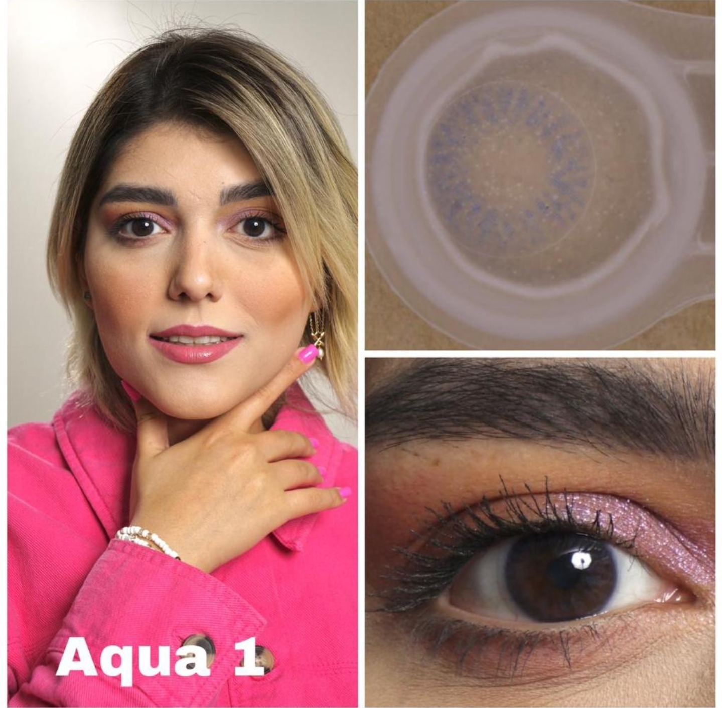 لنز کره ای یکساله نیوویژن پرو aqua 1