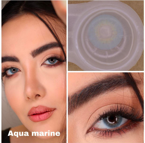 لنز کره ای یکساله نیوویژن پرو aqua marine
