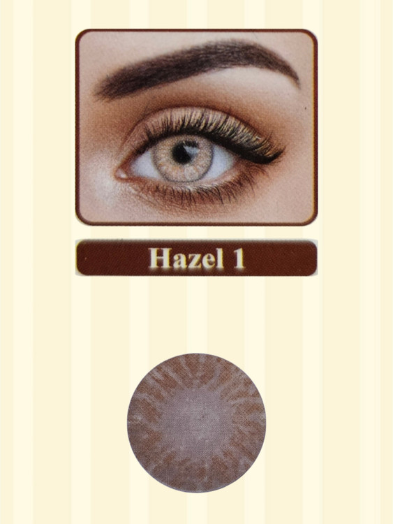 لنز نیوویژن پرو کره ای یکساله رنگ hazel 1
