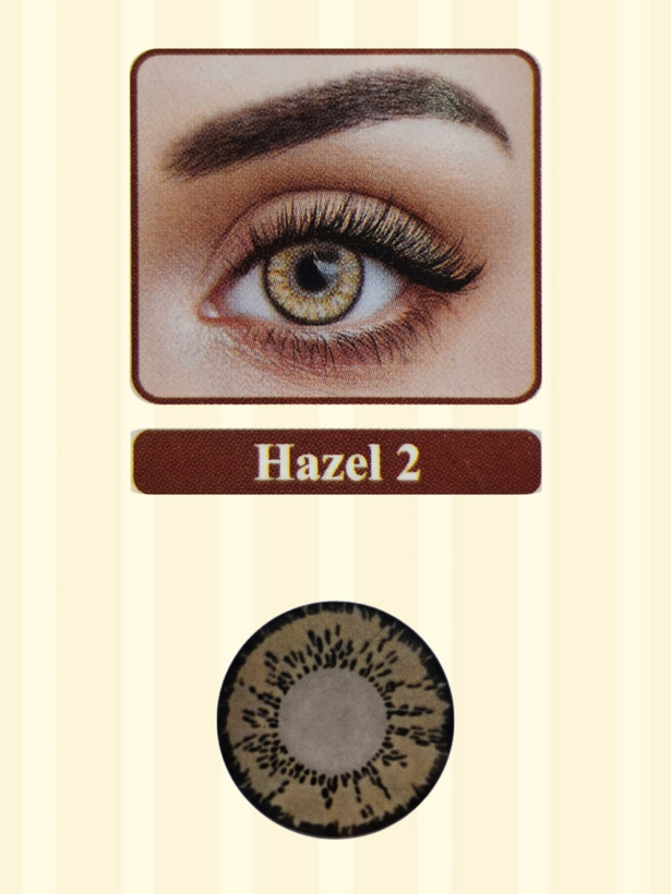 لنز نیوویژن پرو کره ای یکساله رنگ hazel ۲
