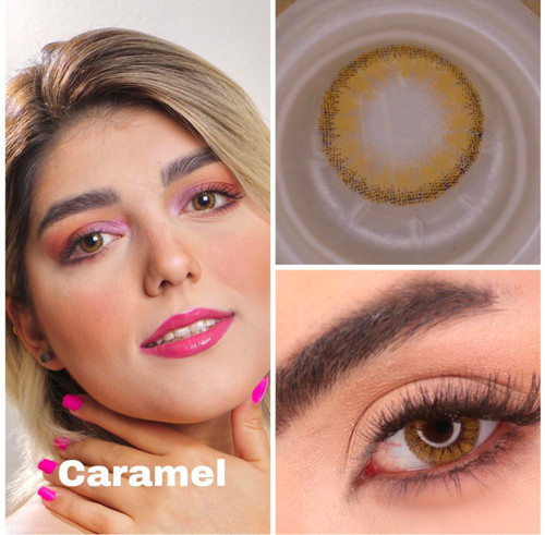 لنز کره ای یکساله نیوویژن پرو caramel