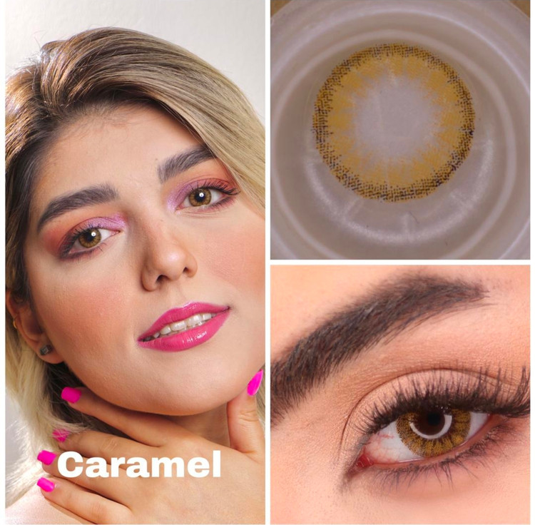 لنز کره ای یکساله نیوویژن پرو caramel