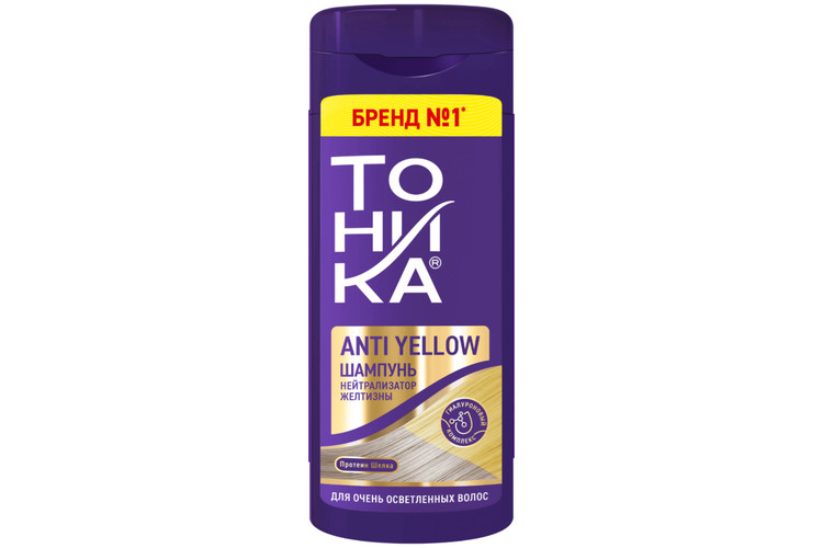 شامپو رنگ ضدزردی anti yellow تونیکا TOHNKA
